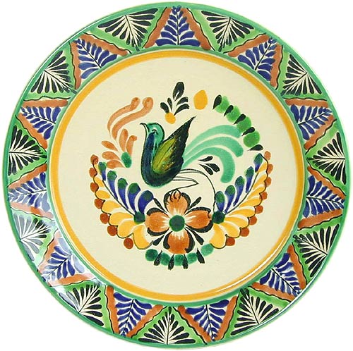 鳥絵飾り皿