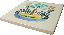 椰子の木 絵 メキシカン タイル