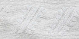 縫取り織り - 白