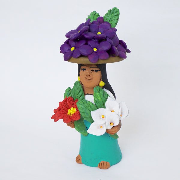 メキシコ 花売り 人形
