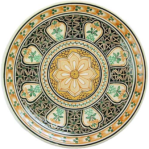 ムデハル風文様飾り皿