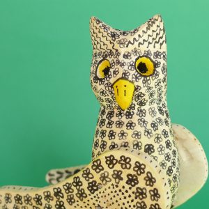 メキシコ オアハカ ウッドカービング ふくろう