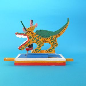 メキシコ伝統玩具 グメルシンドエスパーニャ ワニ調教師