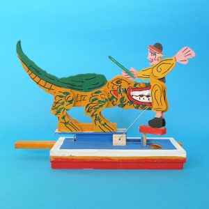 メキシコ伝統玩具 グメルシンドエスパーニャ ワニ調教師