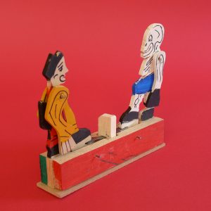 メキシコ ボクシングおもちゃ ガイコツ対悪魔