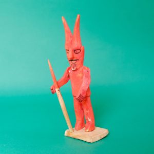 ヴィンテージ オアハカ ウッドカーヴィング 悪魔
