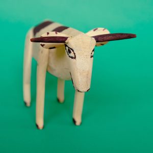 メキシコ ウッドカービング 牛