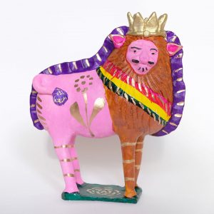 メテペック 土人形 ライオン