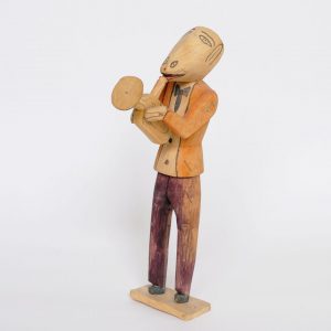 メキシコ ウッドカービング ヴィンテージ 動物音楽家