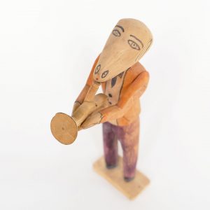 メキシコ ウッドカービング ヴィンテージ 動物音楽家