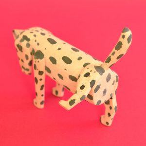 オアハカ ウッドカービング キリーノ サンティアーゴ おしっこ犬