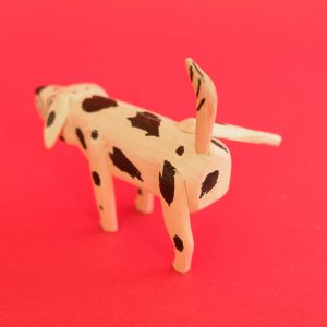 オアハカ ウッドカービング マルティン サンティアーゴ おしっこ犬