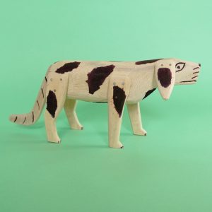 オアハカ ウッドカービング 犬