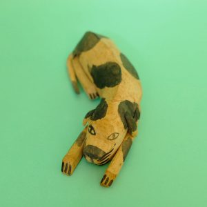 ヴィンテージ オアハカ ウッドカービング 犬