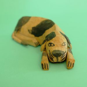 ヴィンテージ オアハカ ウッドカービング 犬