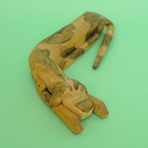 ヴィンテージ オアハカ ウッドカービング 犬