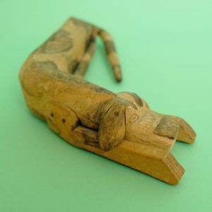 ヴィンテージ オアハカ ウッドカービング 犬