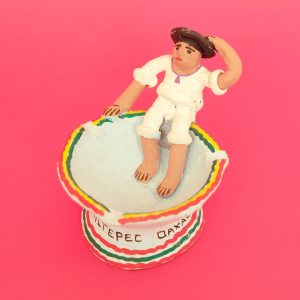 ハミルテペック 彩色陶器 土人形