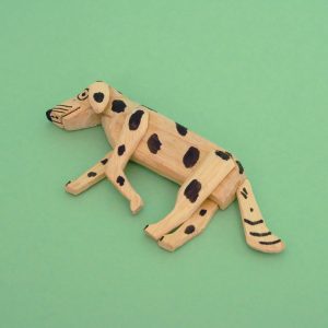 オアハカ ウッドカービング マルティンサンティアーゴ 寝る犬 置物