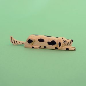 オアハカ ウッドカービング マルティンサンティアーゴ 伏せる犬 置物