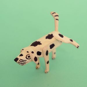オアハカ ウッドカービング マルティンサンティアーゴ おしっこ犬 置物
