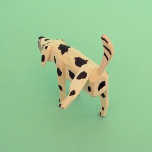 オアハカ ウッドカービング マルティンサンティアーゴ おしっこ犬 置物