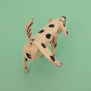 オアハカ ウッドカービング マルティンサンティアーゴ おしっこ犬 置物