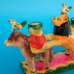 動物 キャンドルホルダー イスーカルデマタモロス