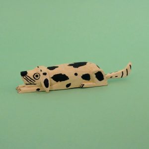 オアハカ ウッドカービング マルティンサンティアーゴ 伏せる犬