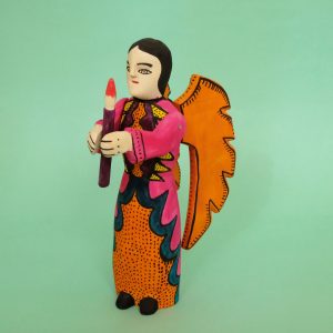 オアハカ ウッドカービング 天使