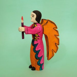 オアハカ ウッドカービング 天使