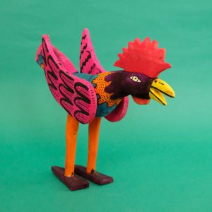 メキシコ ウッドカービング にわとり