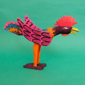 メキシコ ウッドカービング にわとり