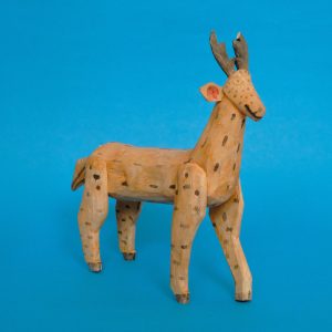 ヴィンテージ オアハカ ウッドカービング 鹿