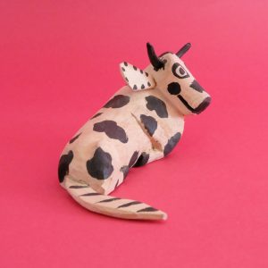 メキシコ ウッドカービング 牛