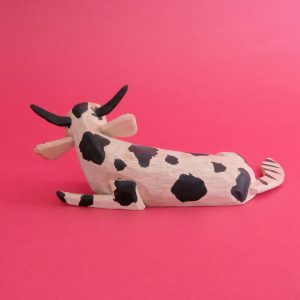 メキシコ ウッドカービング 牛