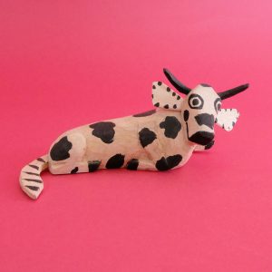 メキシコ ウッドカービング 牛