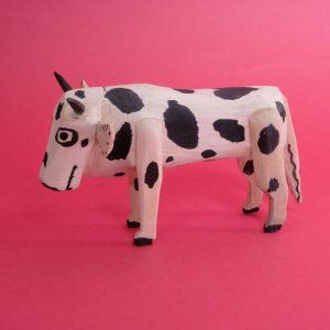 メキシコ 木彫り 牛