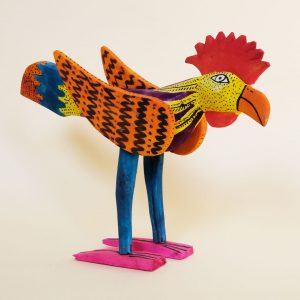 オアハカ ウッドカービング にわとり