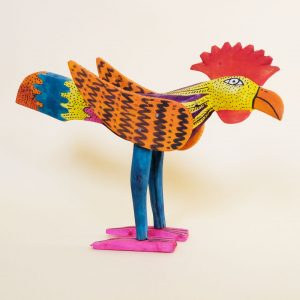 オアハカ ウッドカービング にわとり