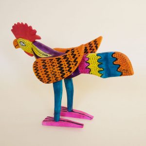 オアハカ ウッドカービング にわとり