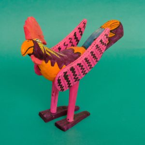 メキシコ 木彫り ニワトリ