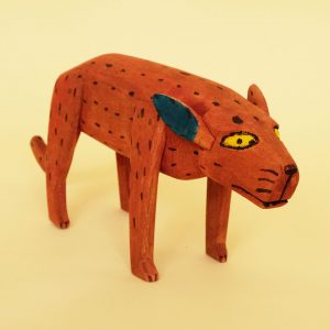 赤犬（オアハカ ウッドカービング）- LABRAVA [メキシコ 民芸