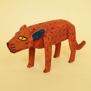 赤犬（オアハカ ウッドカービング）- LABRAVA [メキシコ 民芸