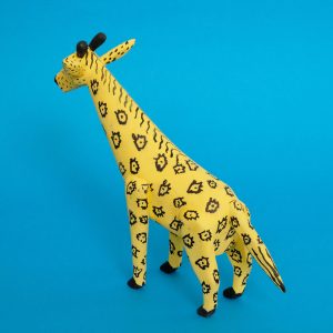 キリン 木彫り 置物