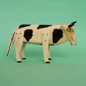 オアハカ 木彫り 牛