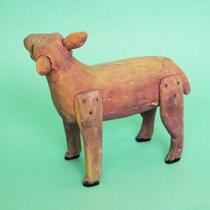 ヴィンテージ メキシコ ウッドカービング ロバ