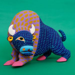 メキシコ民芸品★オアハカのアーティスト作アレブリヘス★フォークアート リス（アレブリヘ）- LABRAVA [メキシコ 民芸 フォークアート 雑貨]
