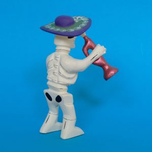 ガイコツ トランペット吹き