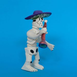 ガイコツ トランペット吹き